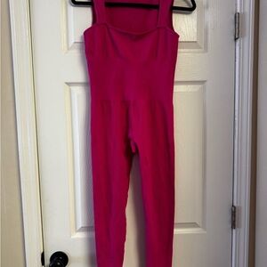 Hot Pink Workout Leotard